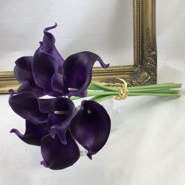 Bouquet artificiel de lys callas