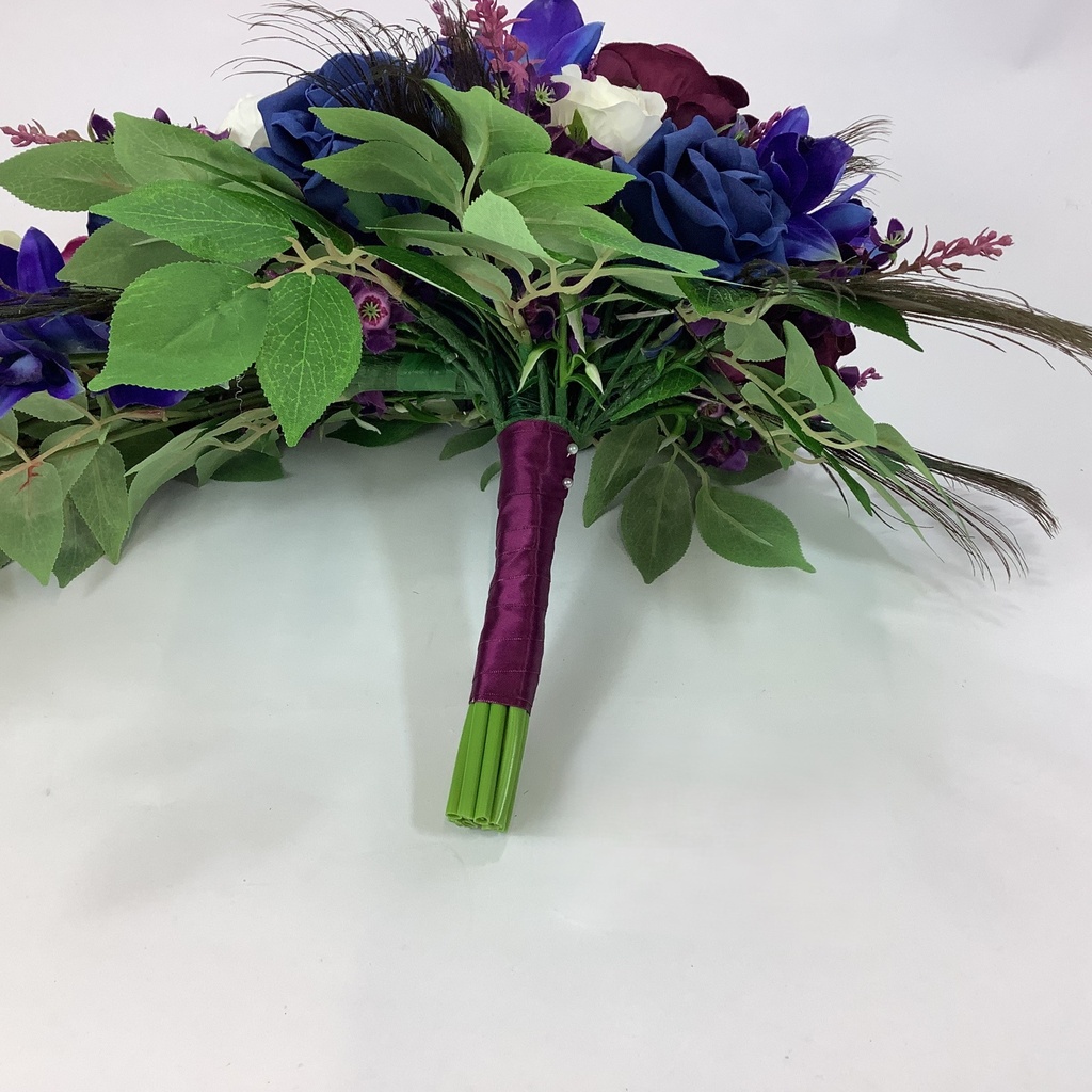 Bouquet de marié tombant artificiel