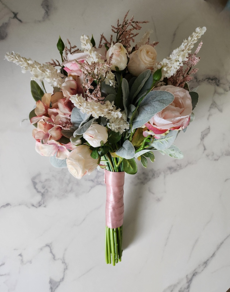 Bouquet artificiel champêtre