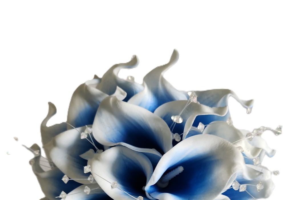Bouquet artificiel de lys callas