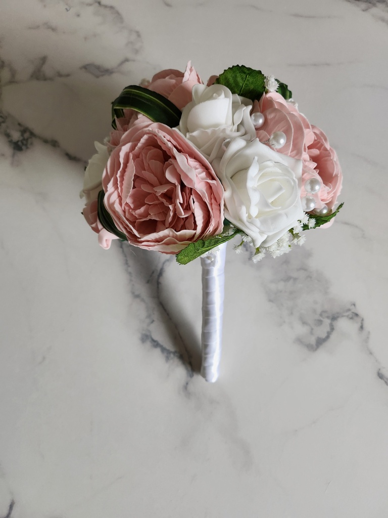 Bouquet rose et pivoine 