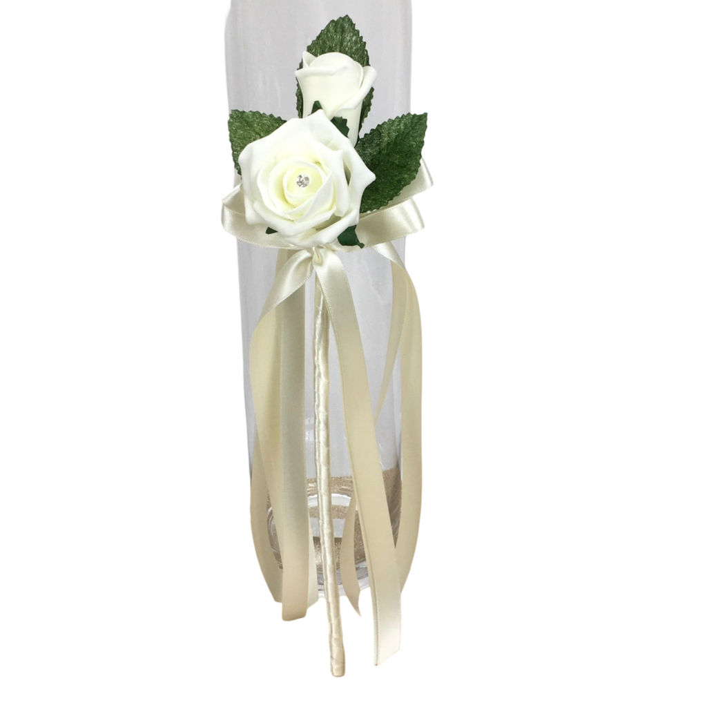 Baguette et ses roses