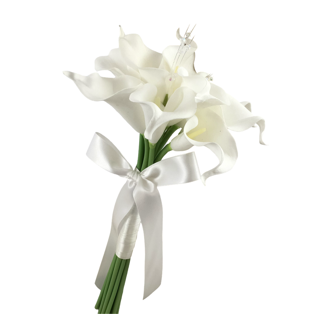Bouquet artificiel de fleurs lys callas 