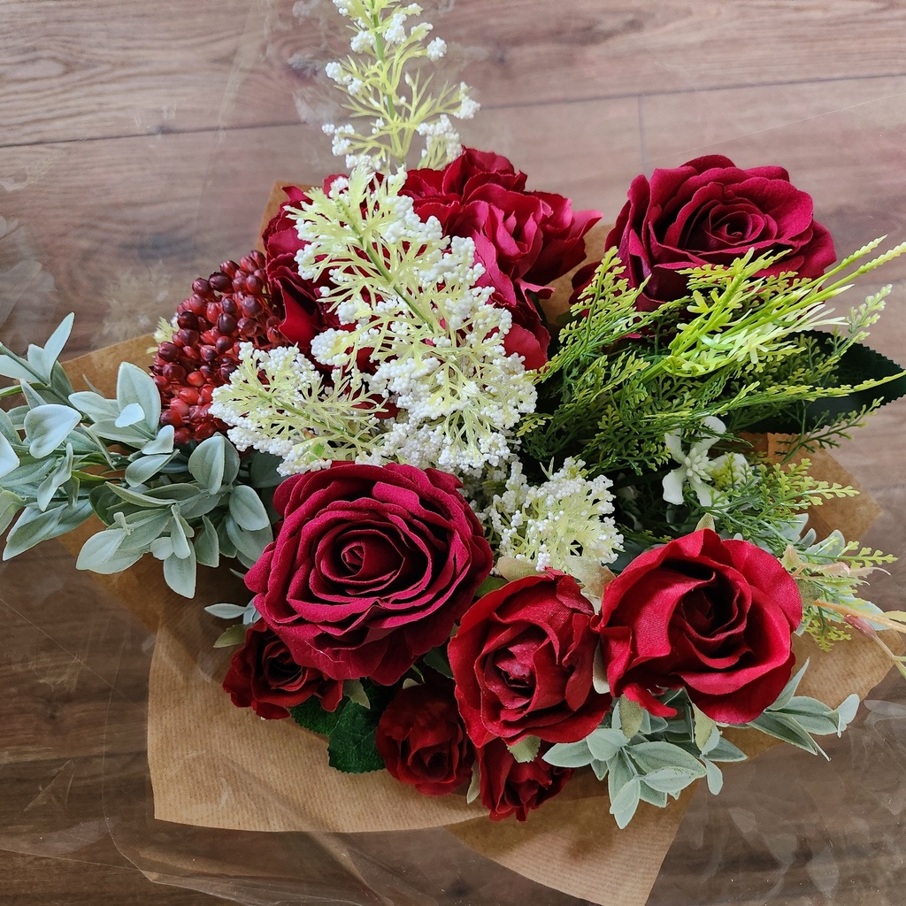 Bouquet plaisir d'offrir GM rouge