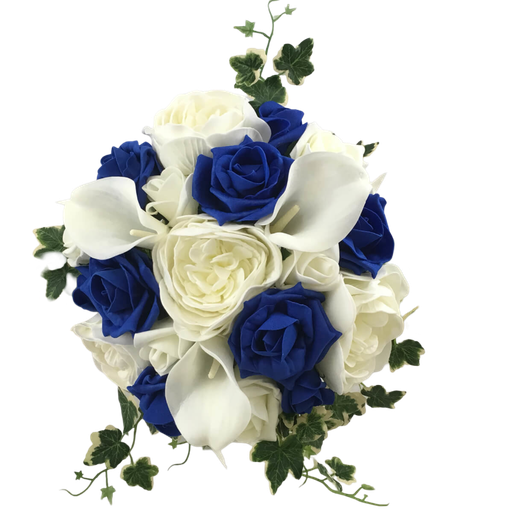 [VGHCSHN801 Hayley hélène] Bouquet artificiel composé de callas, de roses et de pivoines.