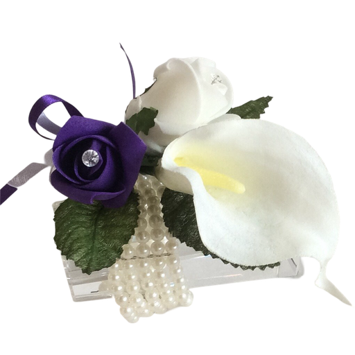[VGW801LP- hayley - hélène] Bracelet callas et roses