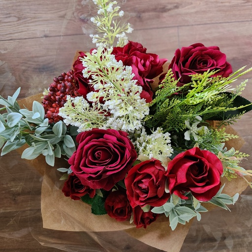 Bouquet plaisir d'offrir GM rouge