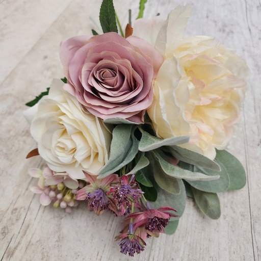 Bouquet bohême gourmand pivoine