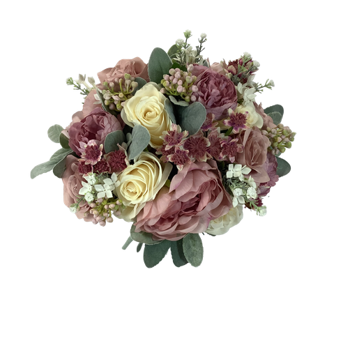 [Myla] Bouquet artificiel pivoine, rose et astrance