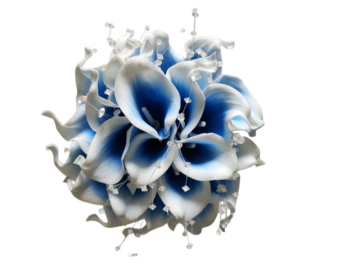 Bouquet artificiel de lys callas