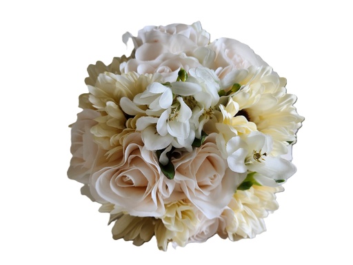 [VGMG935 SOFIA] Bouquet artificiel freesia, rose et gerbera